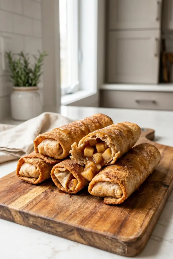 air-fryer-apple-pie-rolls-healthy-summer-desserts