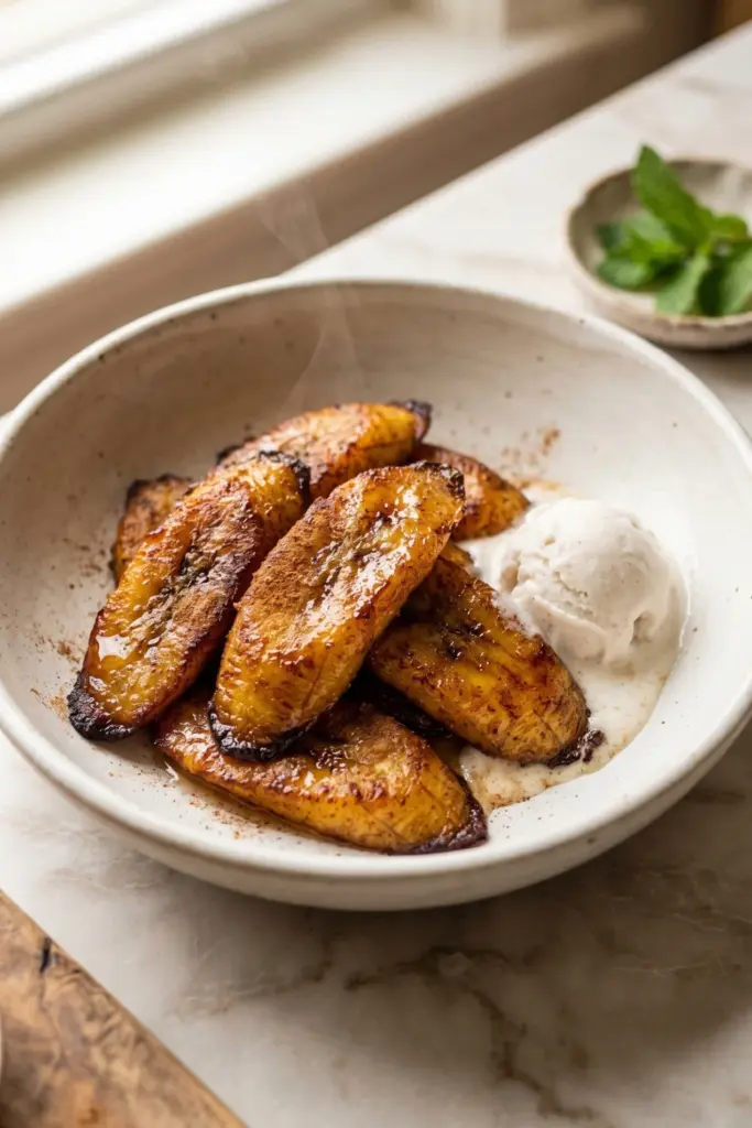 air-fryer-honey-cinnamon-plantains-healthy-summer-desserts