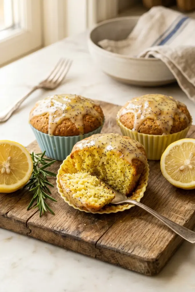 air-fryer-lemon-poppy-seed-cakes-healthy-summer-desserts