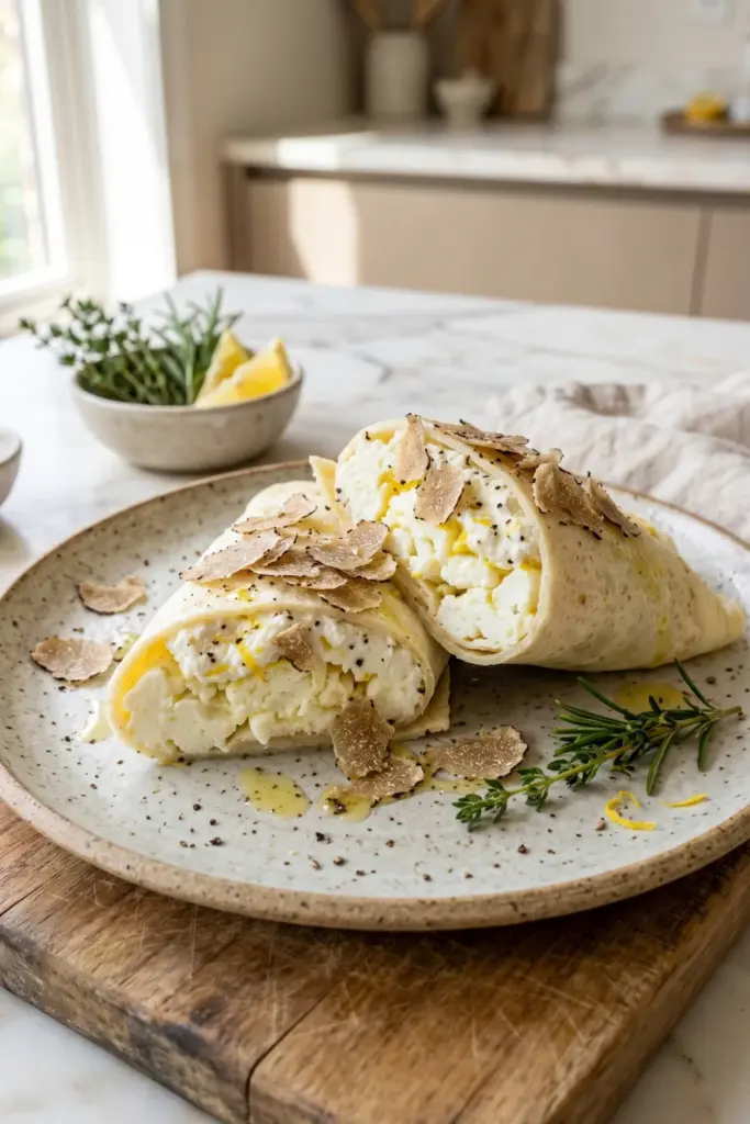 alba-truffle-ricotta-egg-white-wrap-lemon-luxury-breakfast-wraps