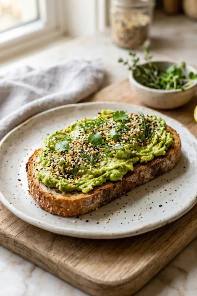 avocado-toast-everything-bagel-busy-mornings