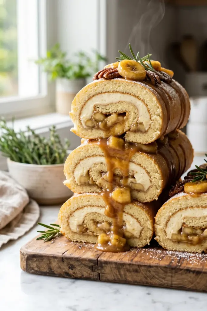 banana-foster-summer-shortcake-rolls-easy-cheesecake-recipes
