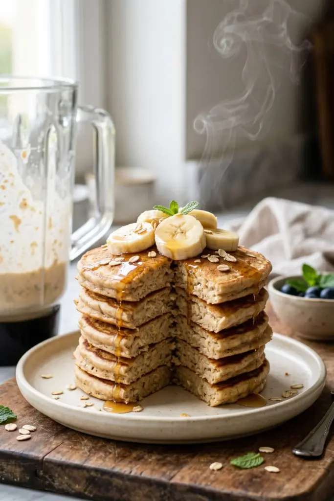 banana-oat-pancakes-blender-busy-mornings