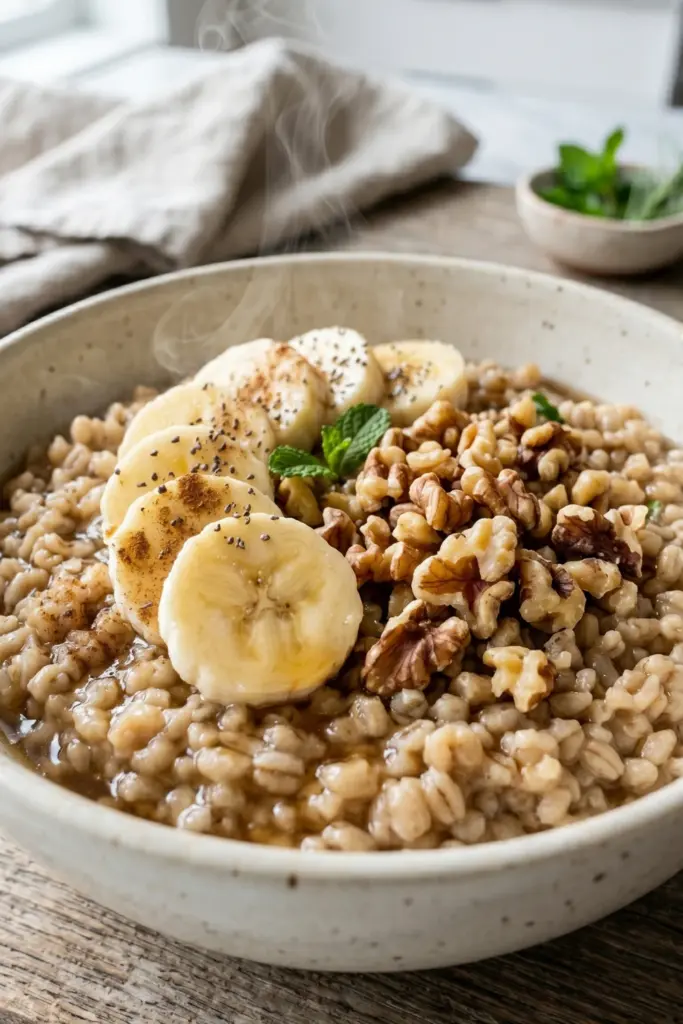 banana-walnut-barley-bowl-high-fiber-breakfasts