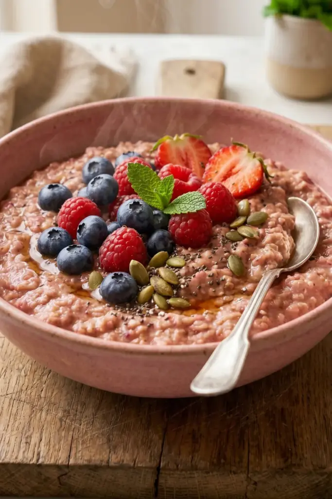 berry-beetroot-oatmeal-earthy-sweet