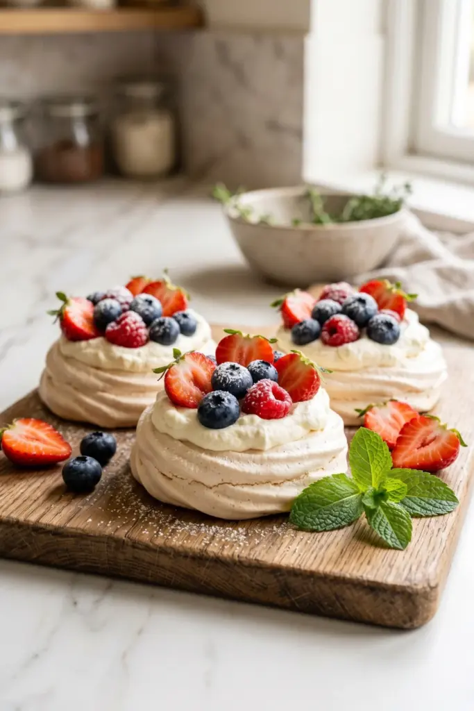 berry-meringue-nests-fancy-summer-dessert