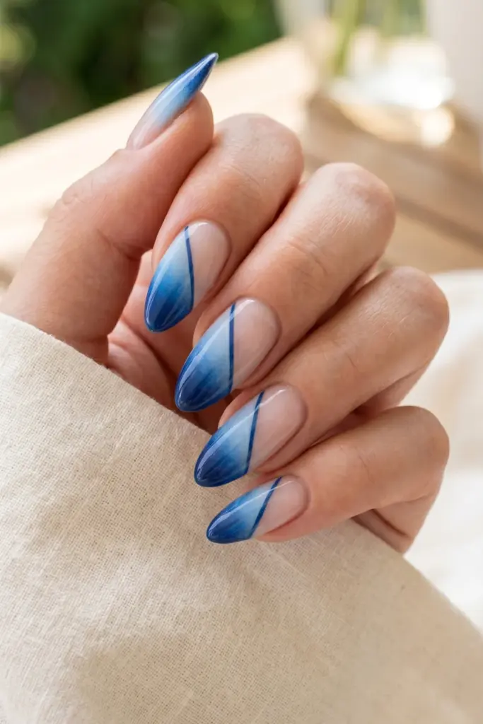 blue-ombre-negative-space-almond-summer-nails