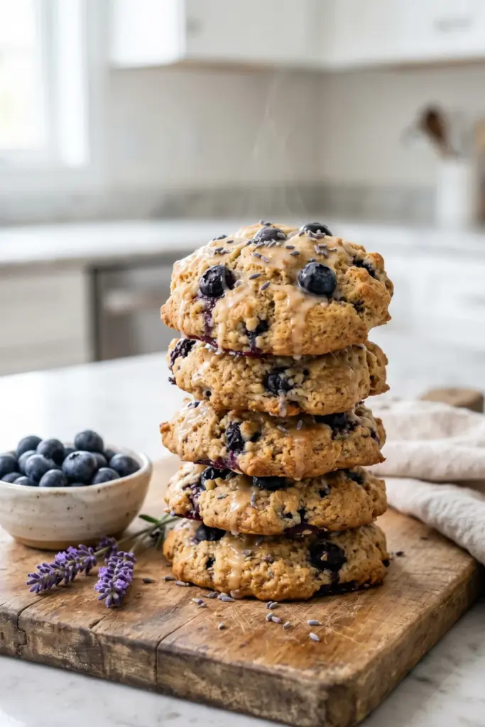 blueberry-lavender-cottage-cheese-muffin-tops-summer-dessert