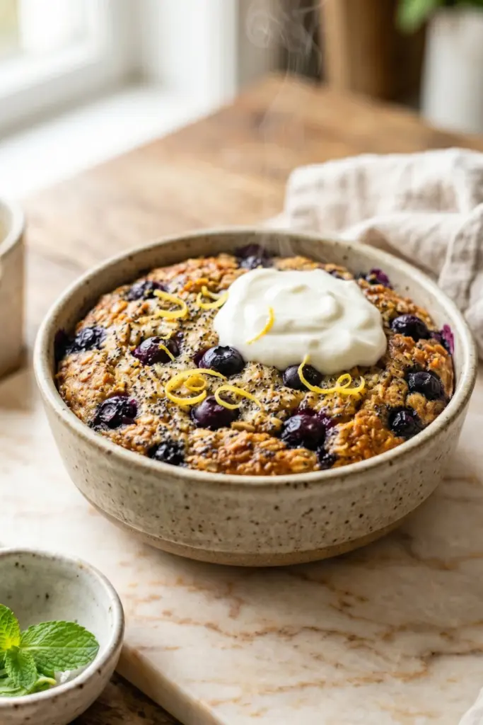 blueberry-lemon-poppy-seed-baked-oatmeal-cozy-breakfast-recipes
