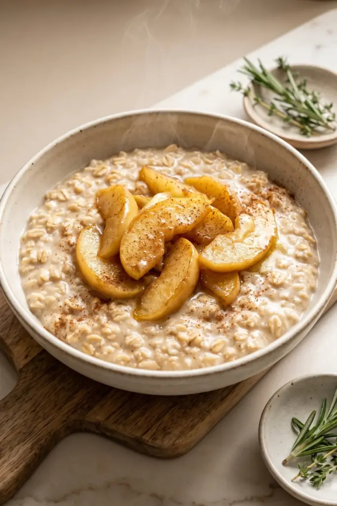 caramelized-apple-stovetop-oatmeal-inviting-breakfast
