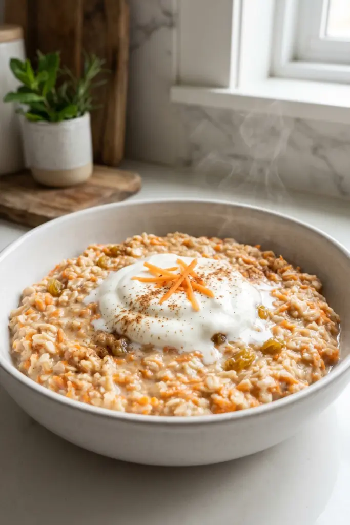 carrot-cake-style-oat-bowl-high-fiber-breakfasts
