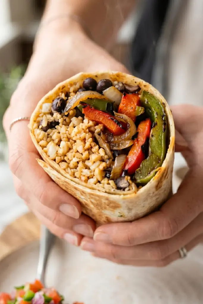 cauliflower-rice-fajita-wrap-cozy-breakfasts