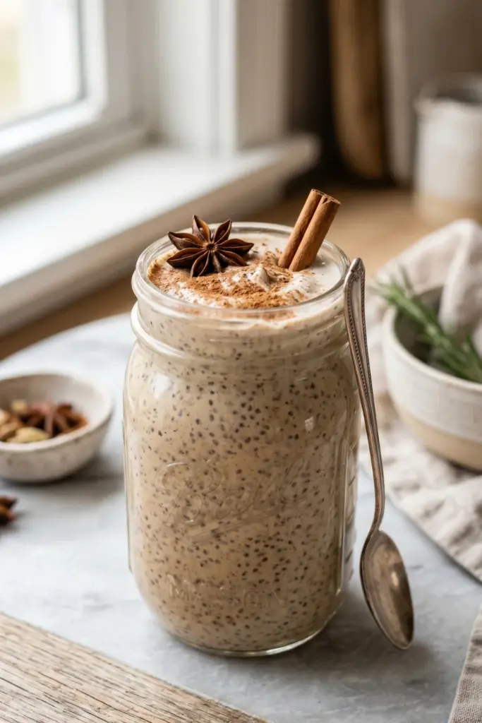 chai-spiced-autumn-jar-chia-pudding