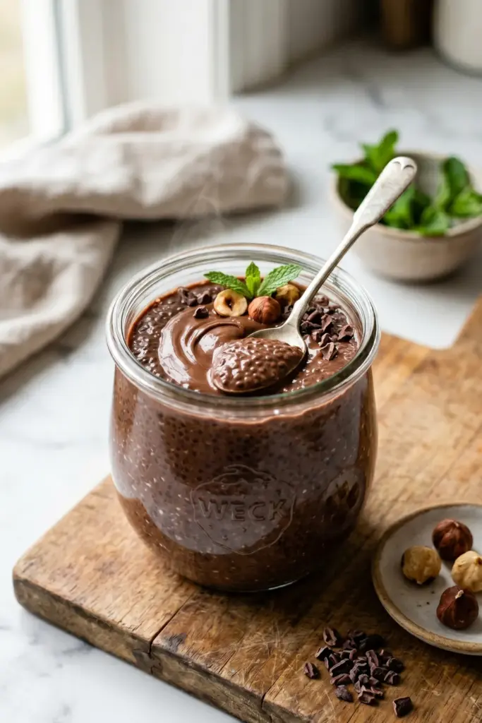 chocolate-hazelnut-decadence-chia-pudding