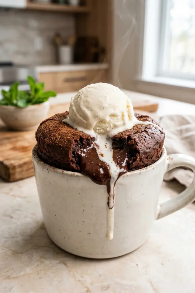 chocolate-lava-mug-cakes-fancy-summer-dessert