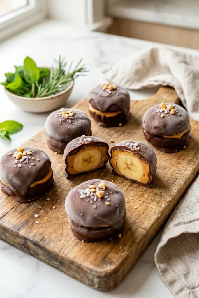 chocolate-peanut-butter-banana-bites-summer-dessert-ideas