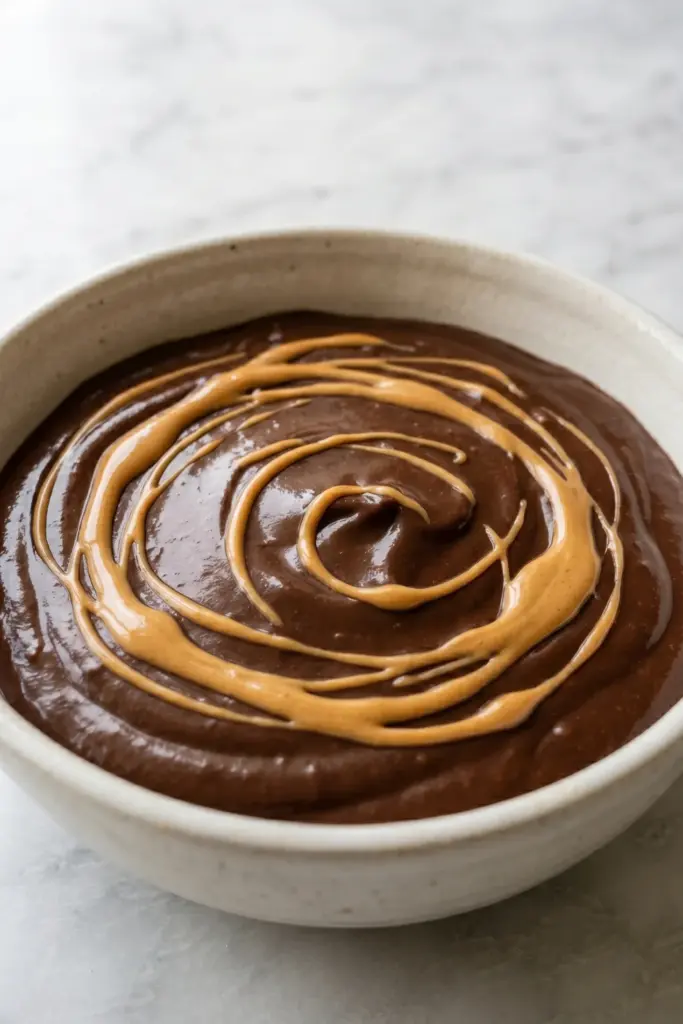 chocolate-peanut-butter-cottage-cheese-pudding-summer-dessert