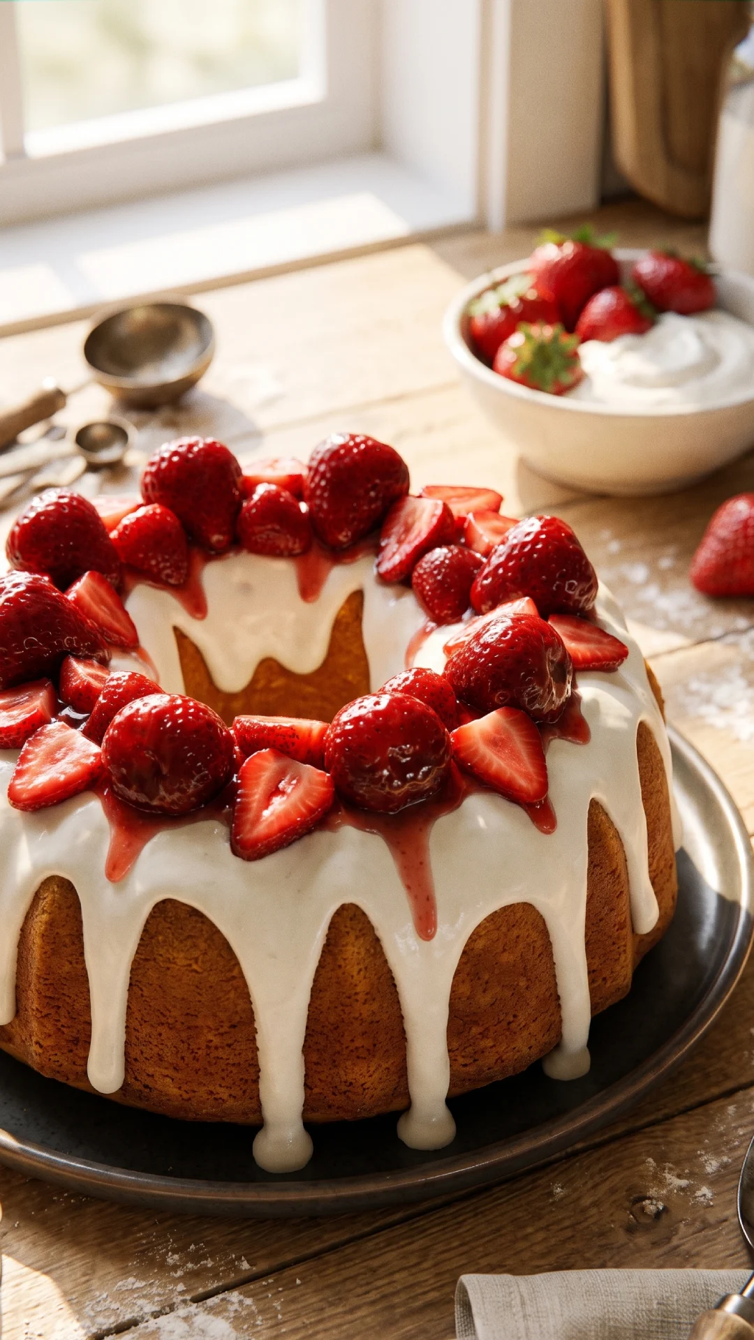 Classic Strawberry Shortcake with Creamy Layers