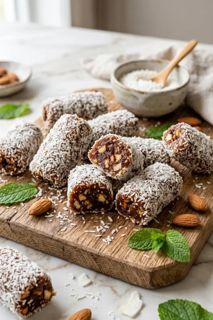 coconut-almond-date-rolls-healthy-no-bake-summer-desserts