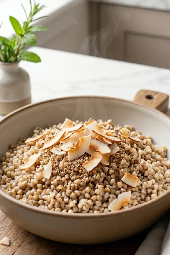 coconut-flaxseed-buckwheat-bowl-high-fiber-breakfasts
