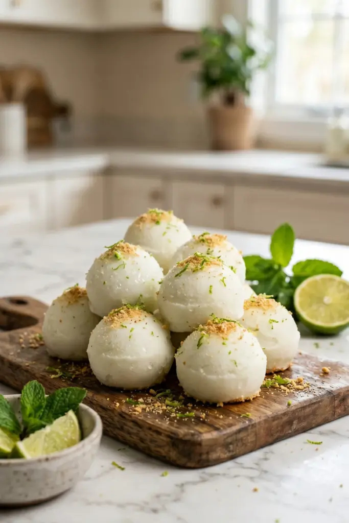coconut-lime-sorbet-balls-pool-party-desserts