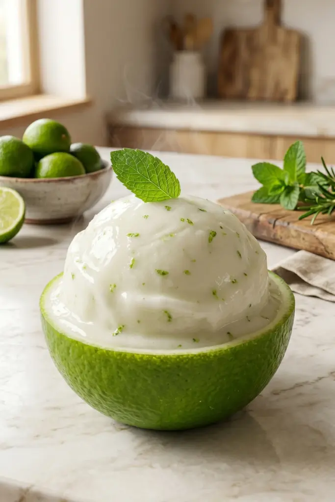 coconut-lime-sorbet-refreshing-summer-desserts