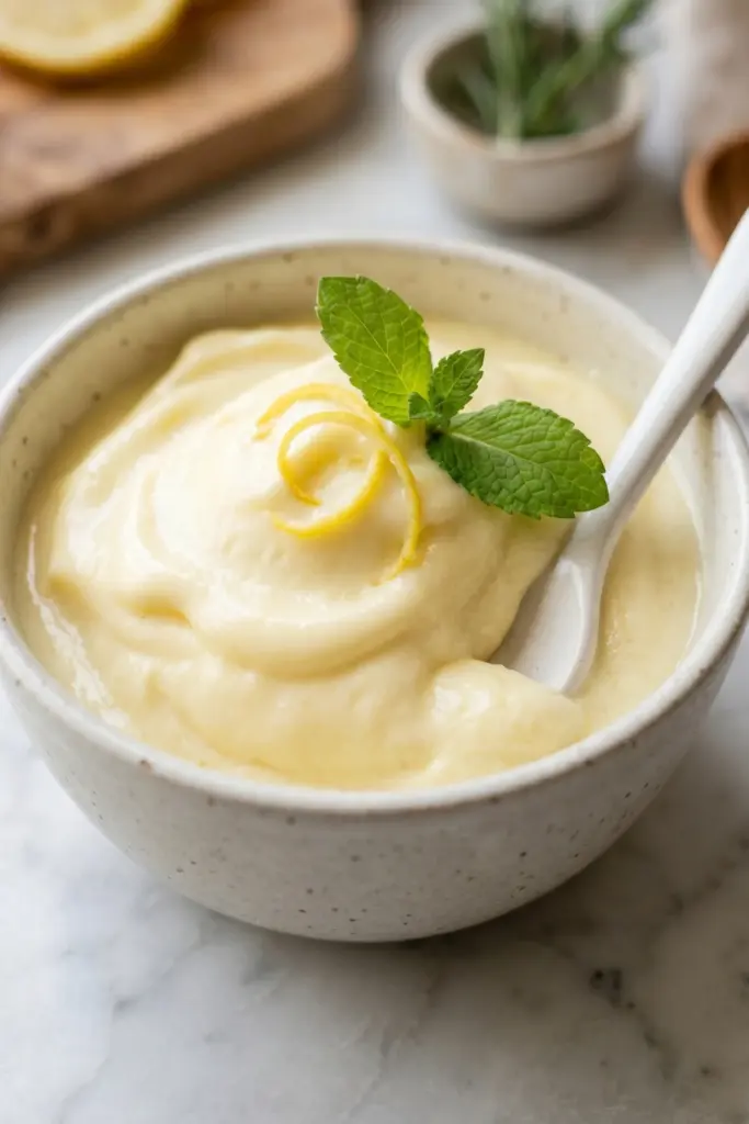 creamy-lemon-sorbet-greek-yogurt-summer-desserts