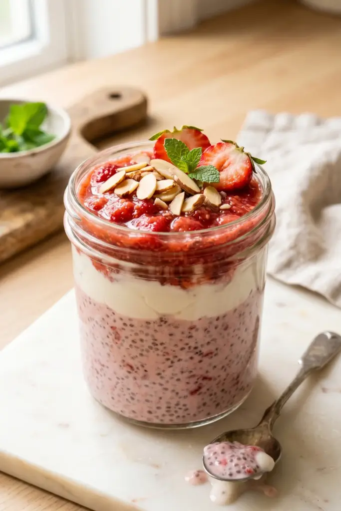 creamy-strawberry-chia-pudding-summer-desserts