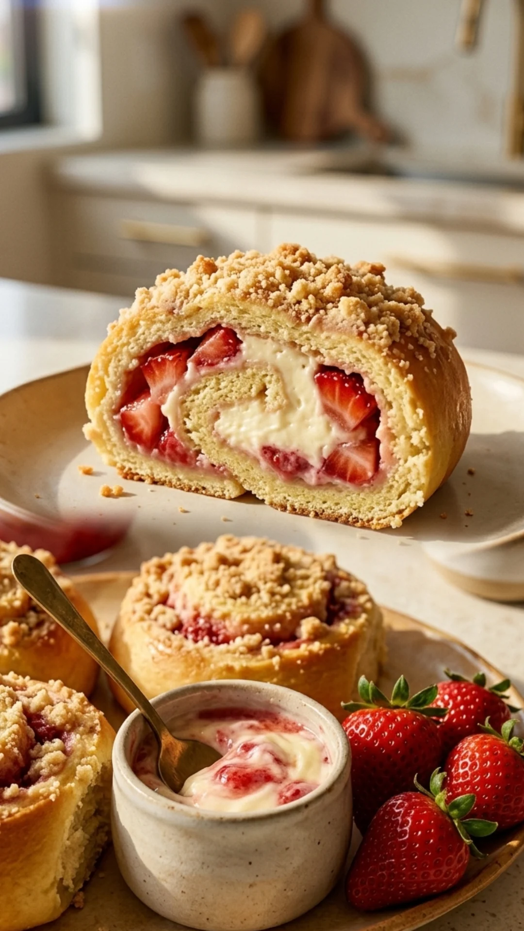 Easy Summer Shortcake Cheesecake Rolls Recipe Ideas