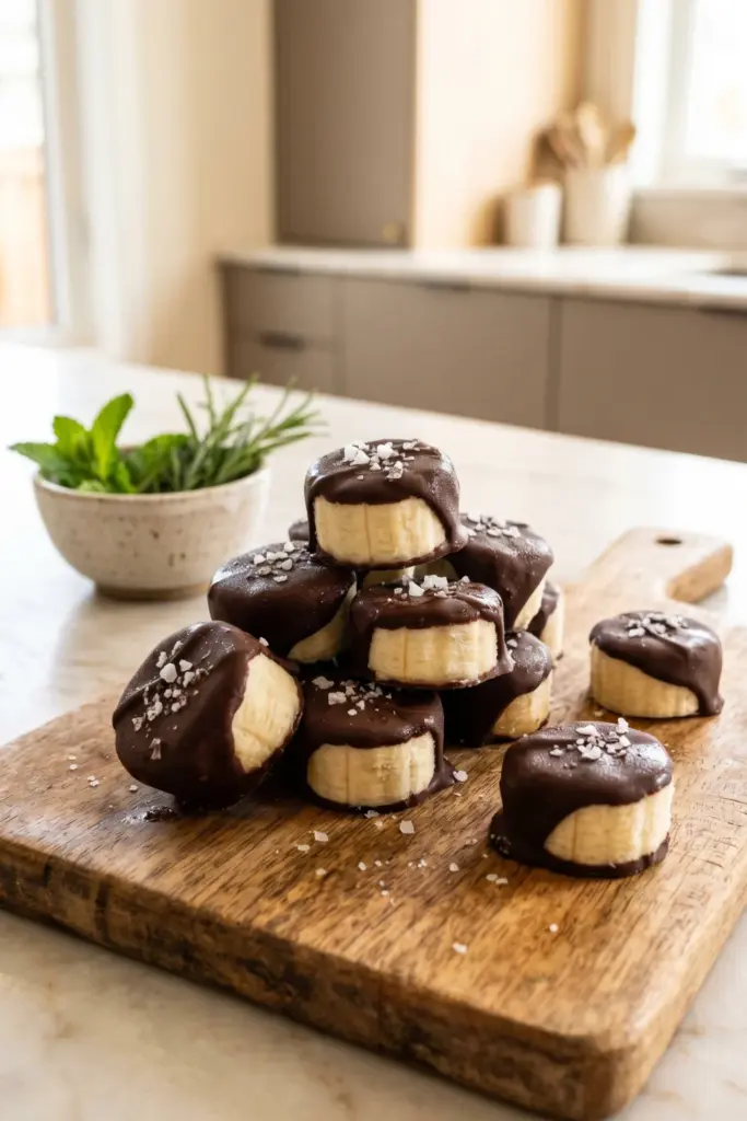 frozen-banana-bites-with-dark-chocolate-healthy-easy-summer-memorial-day-dessert-recipe-ideas