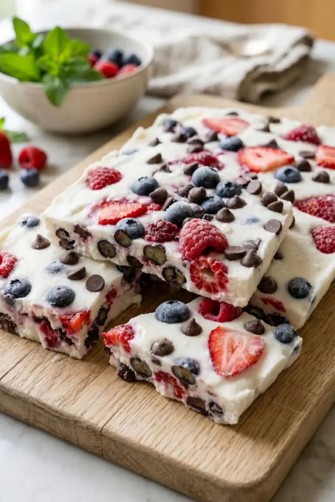 frozen-yogurt-berry-bark-summer-fruit-desserts