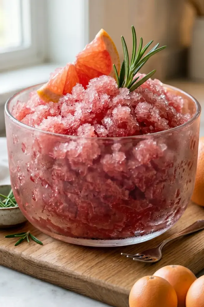 grapefruit-rosemary-granita-refreshing-summer-desserts