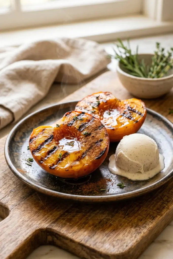 grilled-peaches-with-cinnamon-honey-healthy-easy-summer-memorial-day-dessert-recipe-ideas