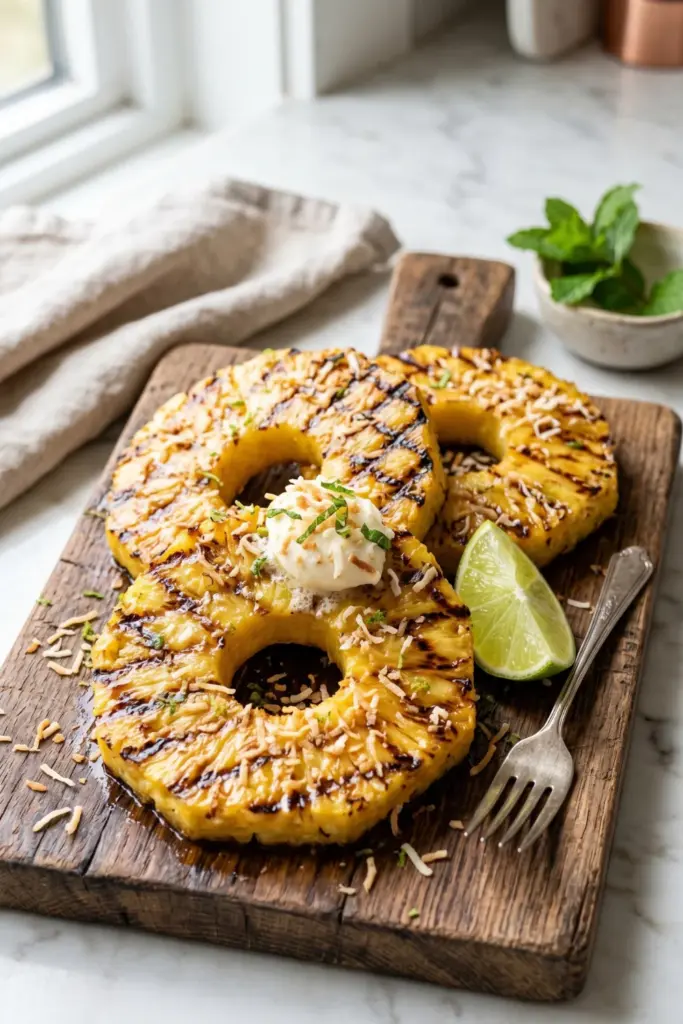 grilled-pineapple-toasted-coconut-lime-fruity-summer-desserts-bursting-with-flavor-recipe-ideas