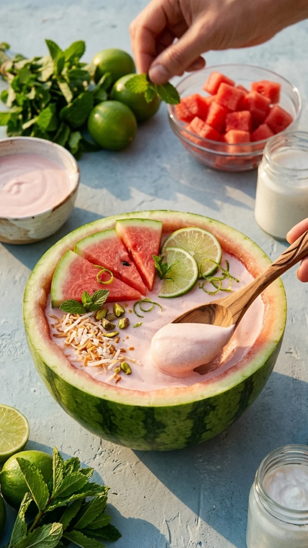 Healthy Creamy Watermelon Dessert Recipes for Summer