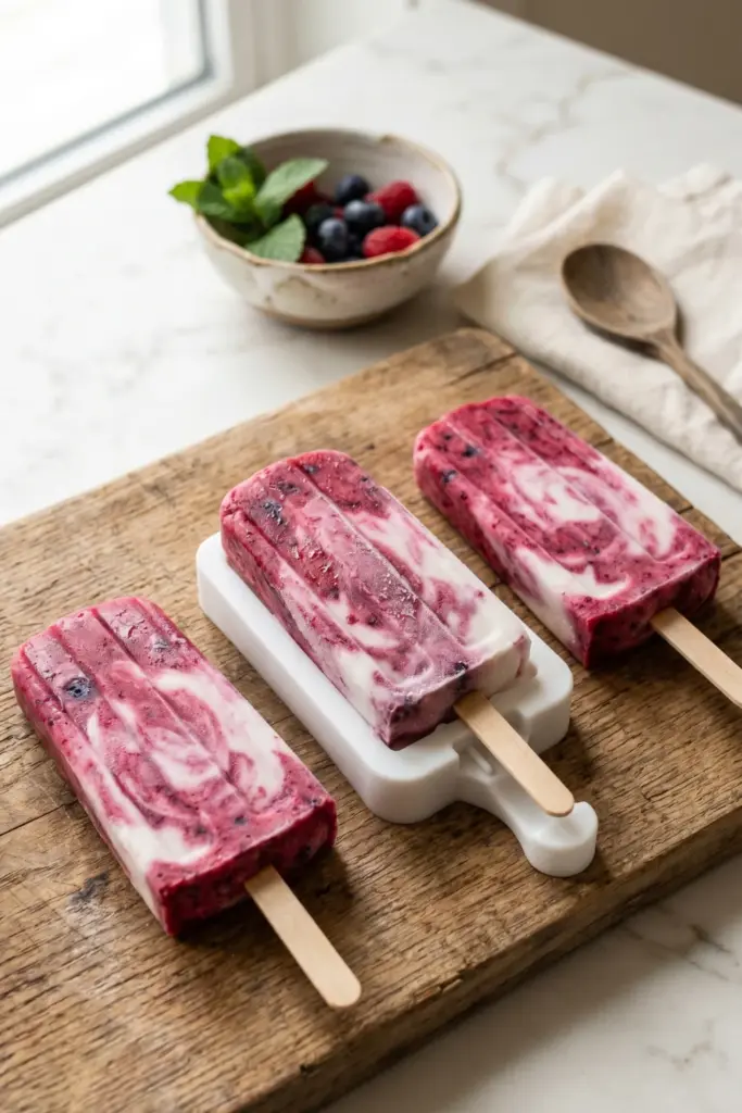 healthy-easy-summer-fourth-july-dessert-recipe-berry-coconut-popsicles-dairy-free