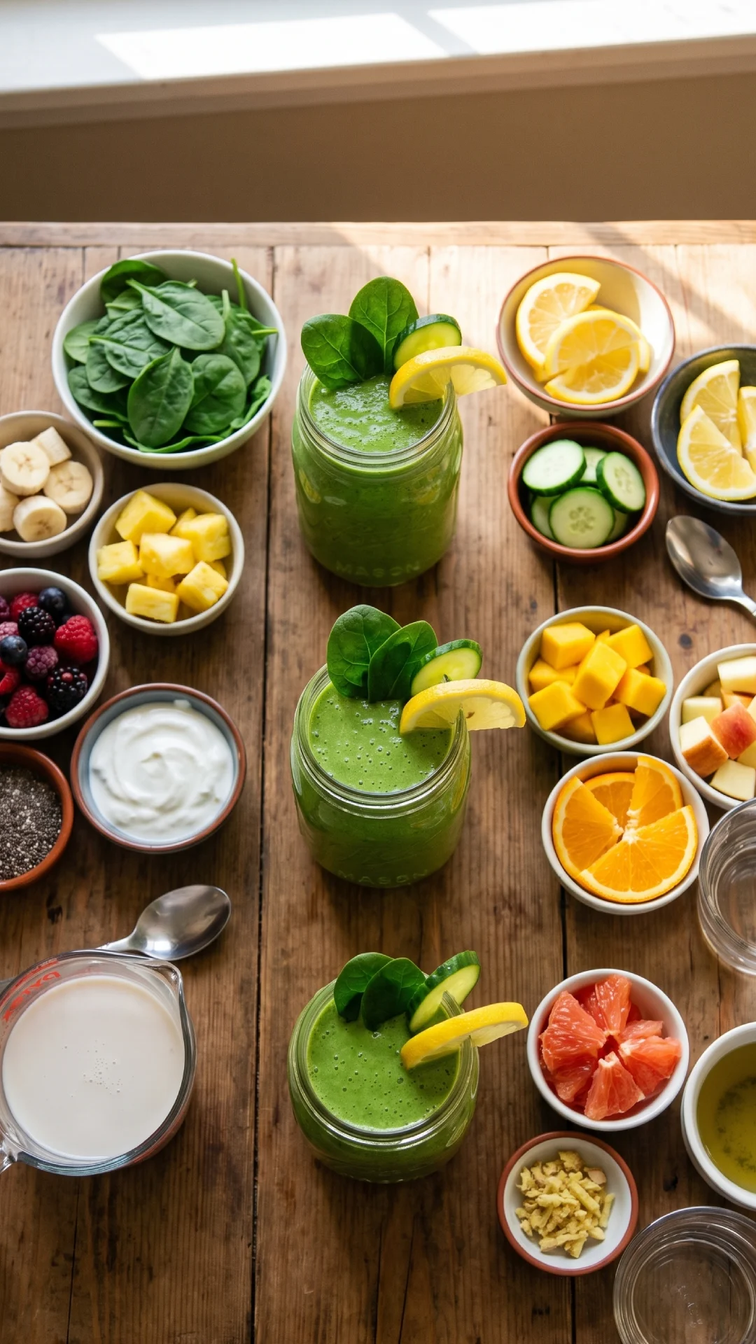 Ways to Prepare Healthy Green Detox Smoothies for Breakfast