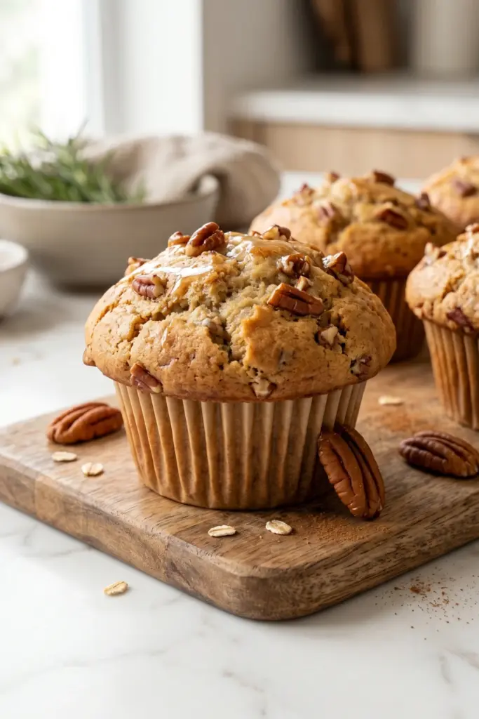 hearty-maple-pecan-muffins-healthy-low-calorie-breakfast