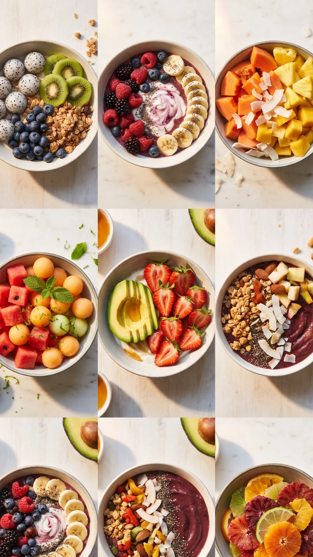Ways to Make Inviting Fruit Salad Breakfast Bowl Recipe Ideas for a Healthy Morning