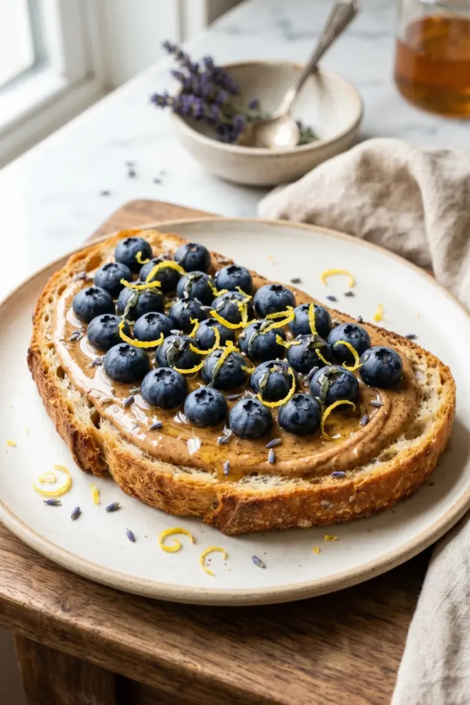 lavender-blueberry-almond-butter-toast-luxury