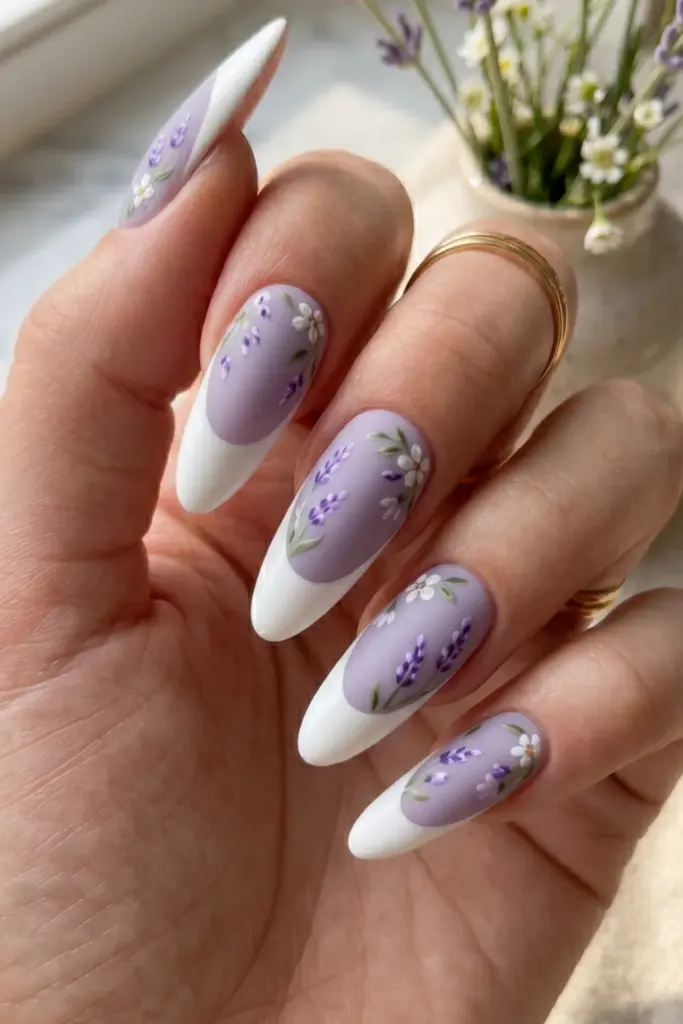 lavender-fields-white-tips-stunning-floral-french-tip-press-on-summer-nails-designs-ideas
