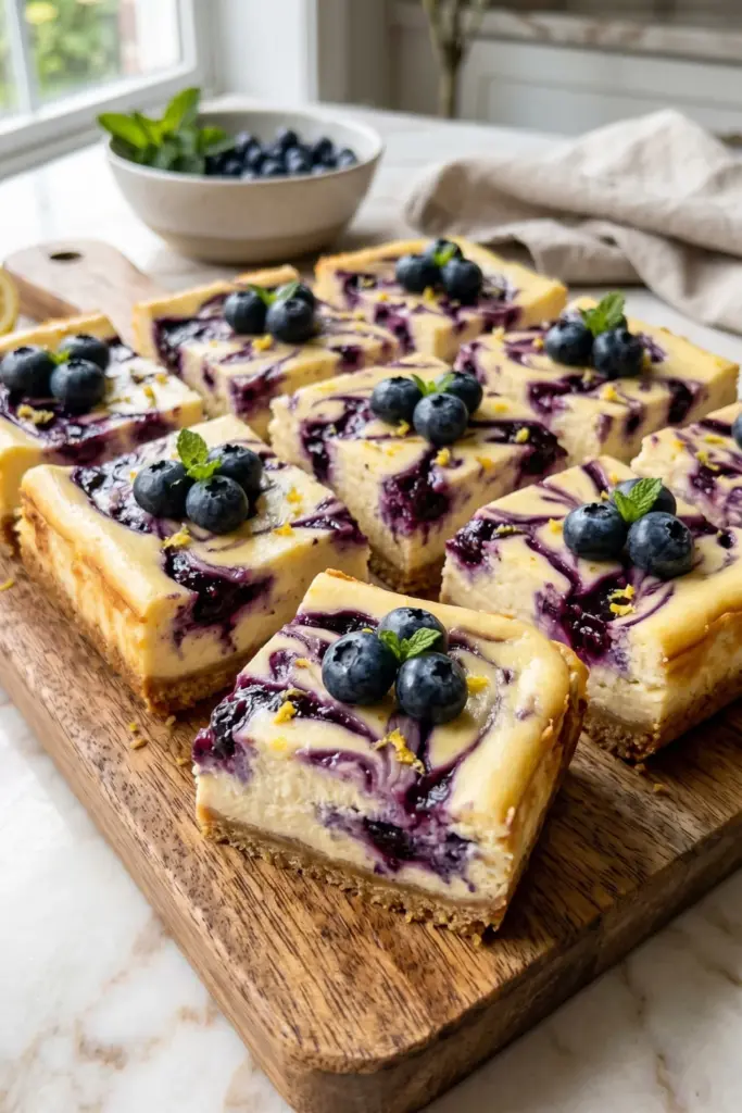 lemon-blueberry-swirl-cheesecake-bars-fruity-summer-desserts-bursting-with-flavor-recipe-ideas