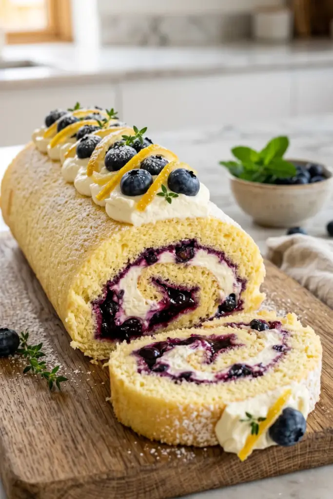 lemon-blueberry-swiss-roll-easy-summer-soft-fluffy-swiss-rolls-recipe-ideas
