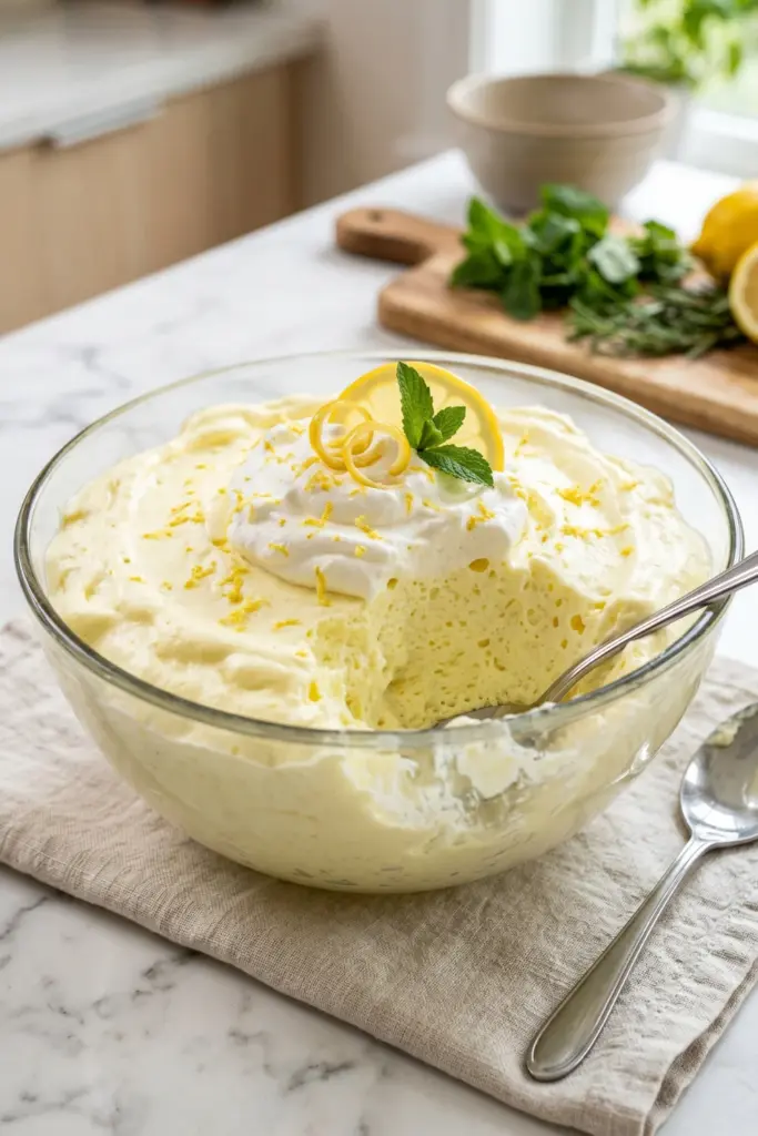 lemon-fluff-dessert-jello-cool-whip-creamy-summer-lemon
