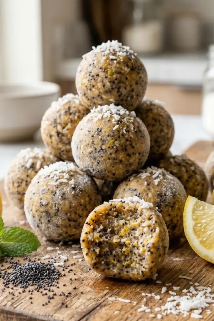 lemon-poppy-seed-frozen-energy-balls-healthy-easy-tiktok-summer-dessert