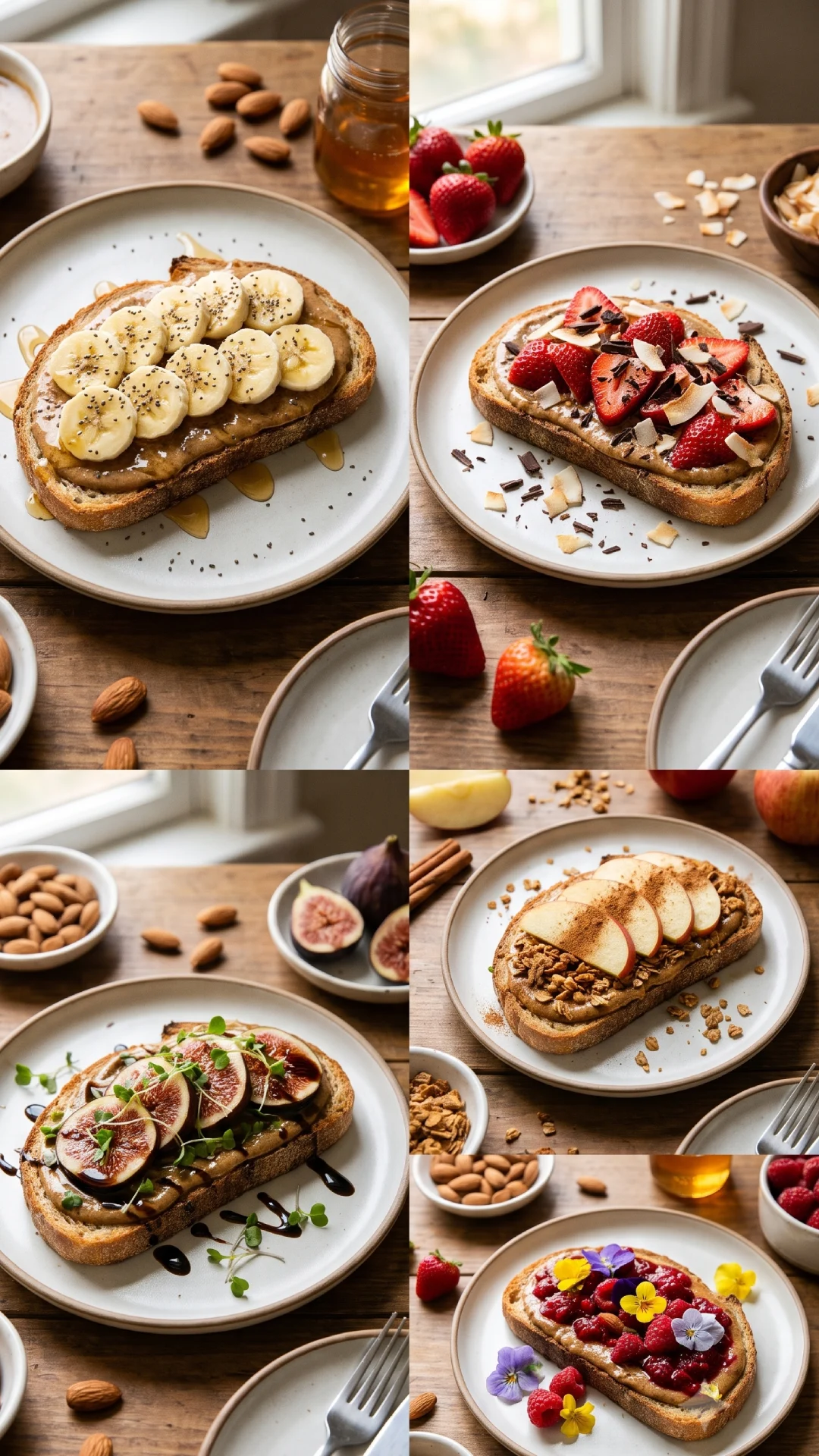 Ways to Create Luxury Almond Butter Toast Breakfasts Recipe Ideas