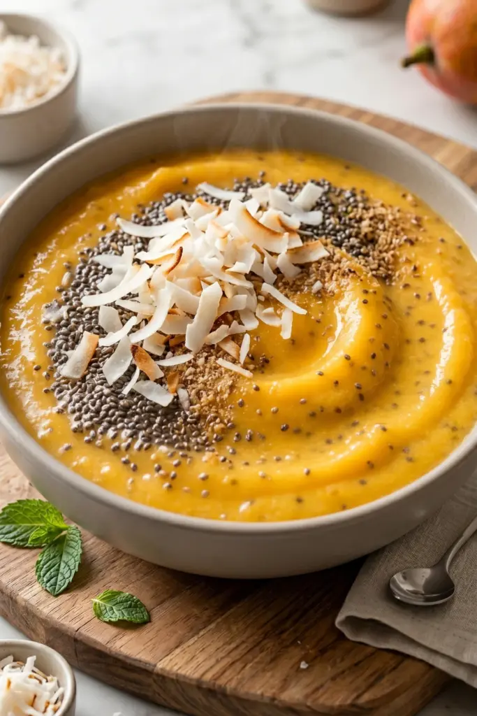 mango-coconut-chia-flax-bowl-high-fiber-breakfasts.
