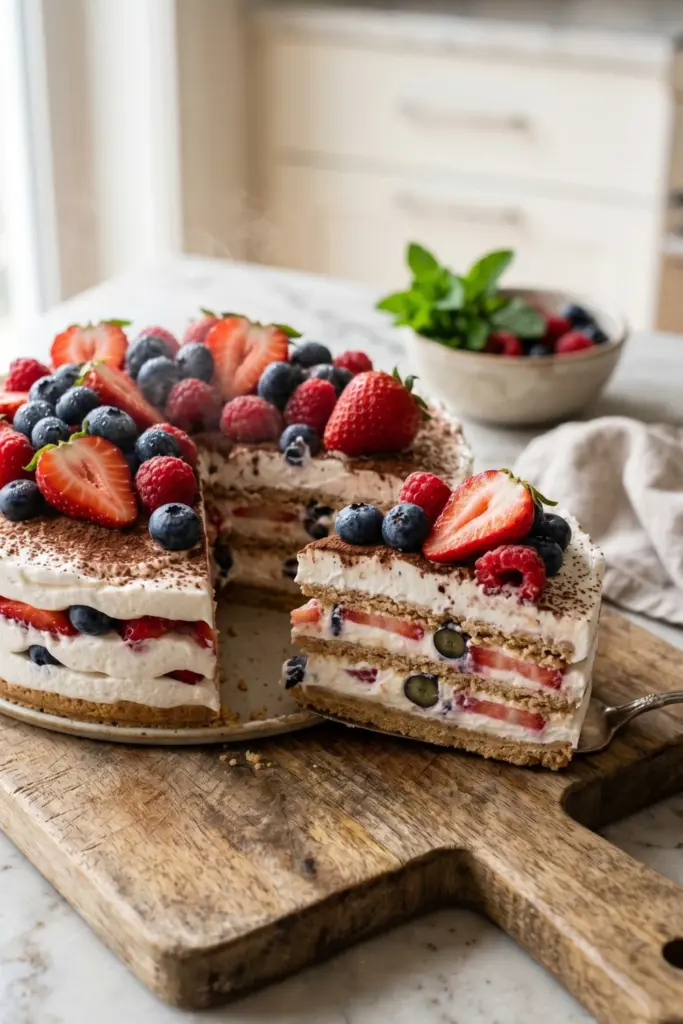 mixed-berry-icebox-cake-healthy-easy-summer-memorial-day-dessert-recipe-ideas