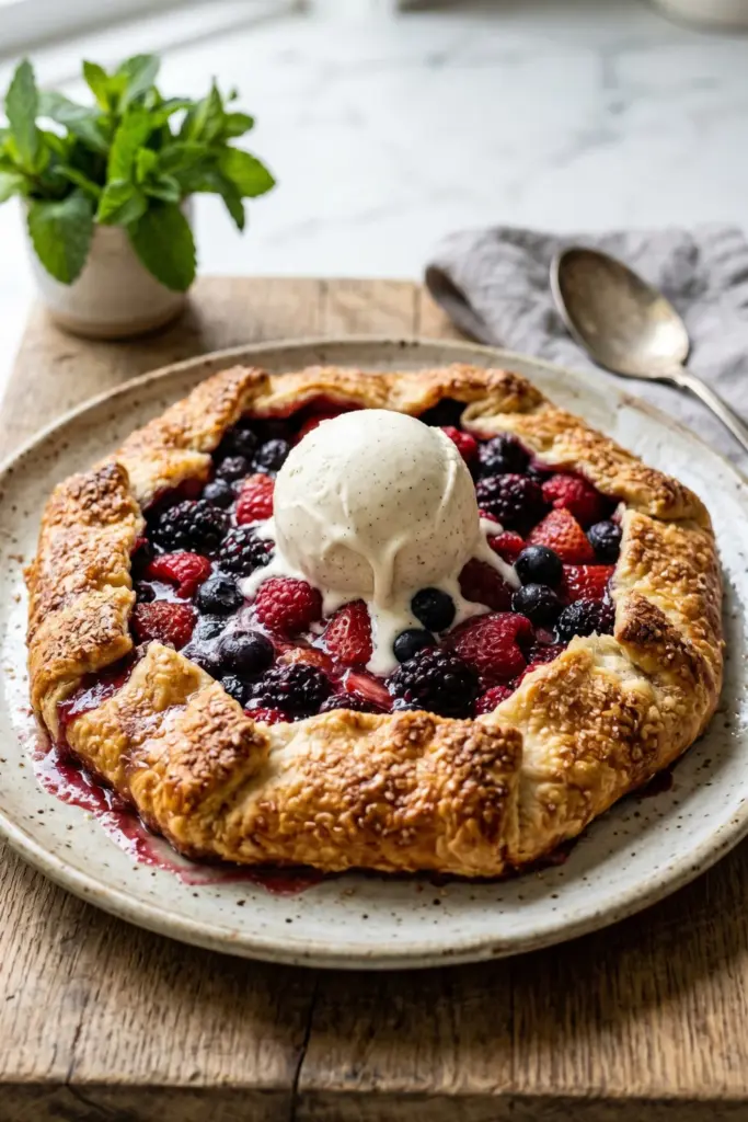 mixed-berry-rustic-galette-fruity-summer-desserts-bursting-with-flavor-recipe-ideas