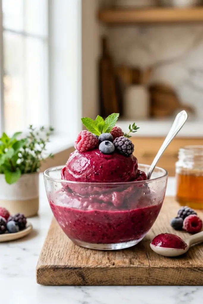 mixed-berry-sorbet-summer-dessert-ideas